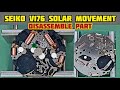 How To Service Seiko V176 Solar Chronograph Movement | Disassemble Tutorial | SolimBD