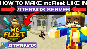 How To Make a Minecraft Server Like McFleet in Aternos | Make Server like @GamerFleet 