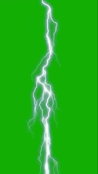 Lightning Strike Green Screen with SFX #lightning