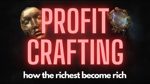 So you want to learn how to profit craft