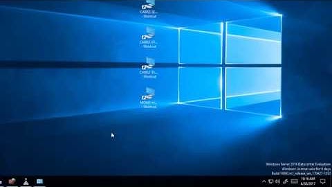Microsoft Windows 2016 Server - 180 day Trial, extend your evaluation period for more time