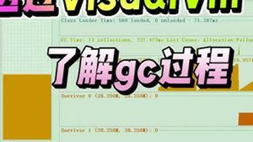 透过VisualVm了解gc流程 介绍gc的流程#编程 #java #教学 #计算机 #技术分享