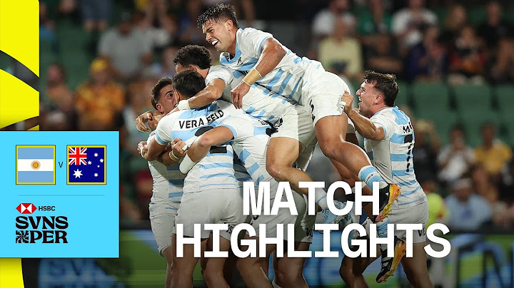 Argentina WIN AGAIN in Perth 🇦🇷 | Argentina v Australia | HSBC SVNS Perth 2025 | Men's Highlights