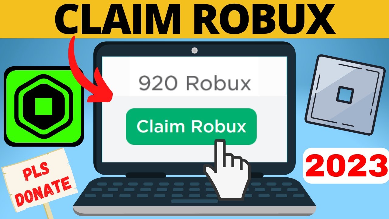 How To Claim Robux In Pls Donate Roblox Tutorial Youtube