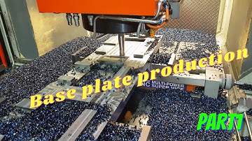 Making of base plate (cnc milling) Part1