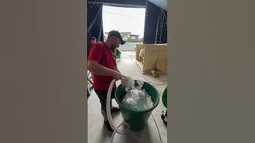 Testing our foam concrete machines for our customers✅ #lightweight