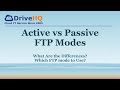 Active FTP vs Passive FTP: what are Active & Passive FTP modes, and their differences.