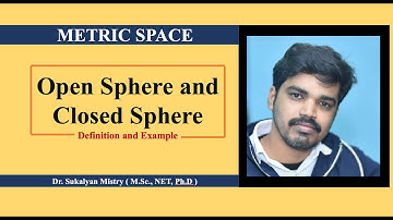 𝗢𝗽𝗲𝗻 𝗮𝗻𝗱 𝗖𝗹𝗼𝘀𝗲𝗱 𝗦𝗽𝗵𝗲𝗿𝗲 𝘄𝗶𝘁𝗵 𝗘𝘅𝗮𝗺𝗽𝗹𝗲𝘀  | 𝗠𝗲𝘁𝗿𝗶𝗰 𝗦𝗽𝗮𝗰𝗲𝘀 |