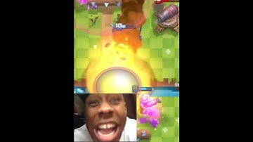 Opponent drops worst rocket in the history of clash royale #clashroyale