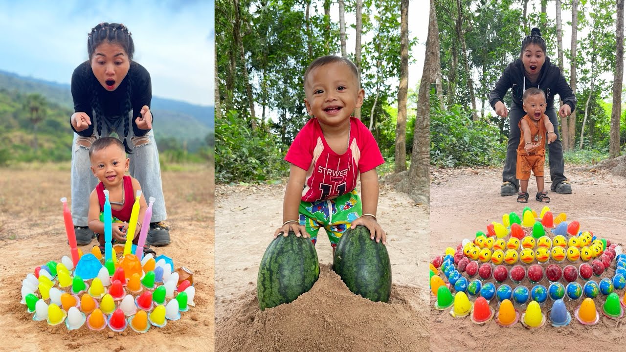 Навыки выживания: умные и полезные идеи в лесу с матерью-одиночкой #наприроде #выживание #кемпинг