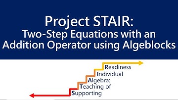 Two-Step Equations - Part 2 ‖ Introduction to Equations ‖ Grades 6 & 7 ‖ Project STAIR