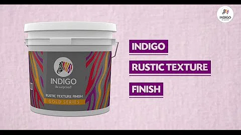 INDIGO Paints Rustic Finish Application Video -  English