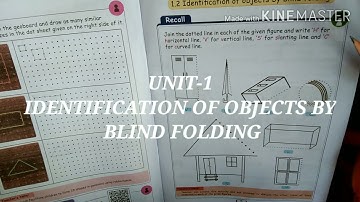 TERM-2 |MATHS | UNIT-1 | GEOMETRY | IDENTIFICATION OF OBJECTS BY BLIND FOLDING