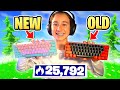 So i played arena but with clixs old vs new keyboard which is better