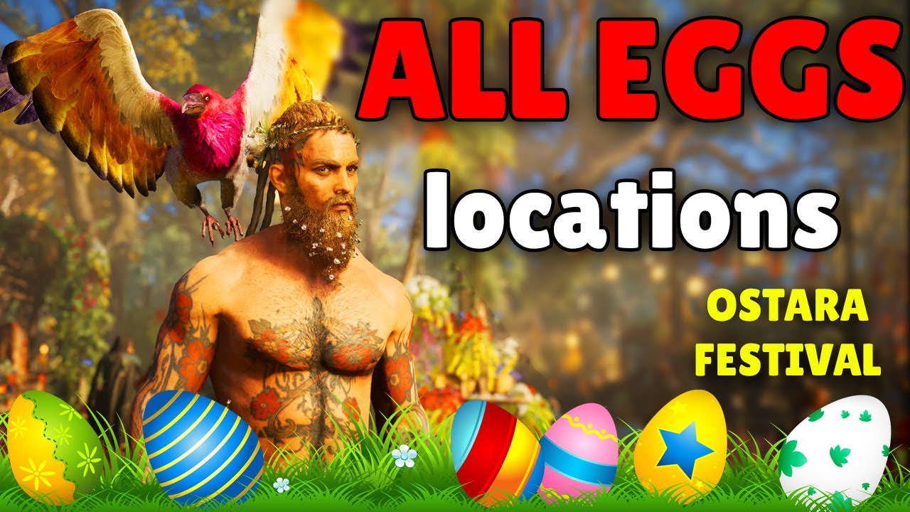 Assassin's Creed Valhalla EGG HUNT All Eggs locations Ostara