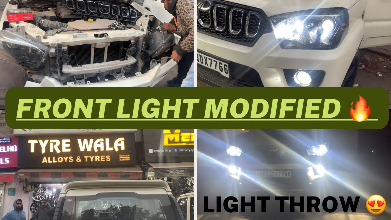 Scorpio Modification Headlights Modified Sehrawat7766vlogs vlog