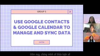 Manage and sync contacts, calendar from mobile phones, computers by Google Contacts, Google Calendar
