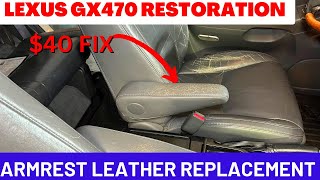 How to Replace 200309 Lexus GX470 Leather Armrest