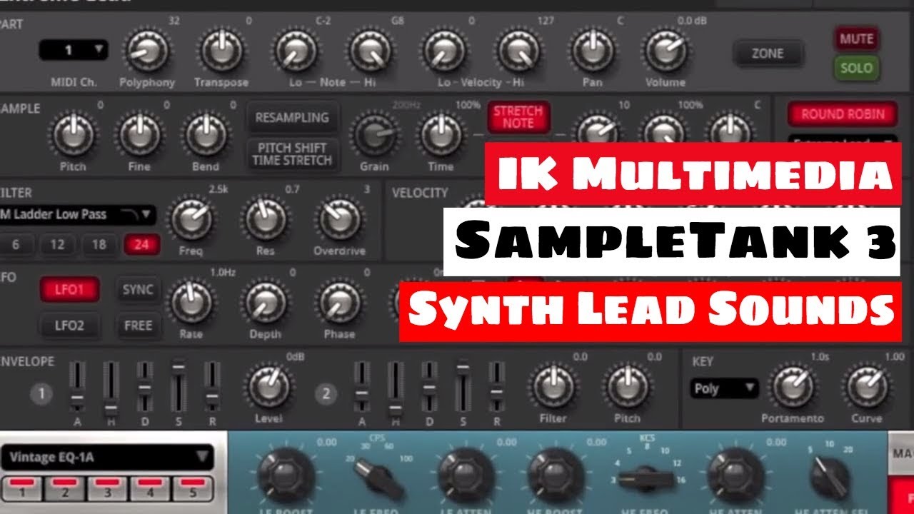 IK Multimedia SampleTank 3 Lead Synth Sounds Part 2 SYNTH ANATOMY YouTube