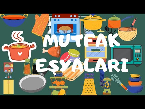 ALMANCA MUTFAK ESYALARININ ISIMLERINI ÖĞRENİYORUZ #almancaöğren #almanca