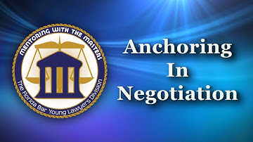 Mentoring with the Masters: Anchoring in Negotiation