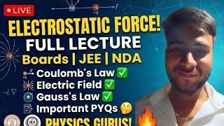 Electrostatic force full theory🔥🔥🔥#class12th #jeemains #nda #cuet