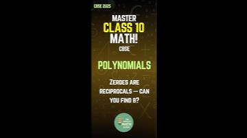CBSE - CLASS 10 - #polynomialsclass10 #englishmedium #mcqclass10 #cbse2025 #class10maths