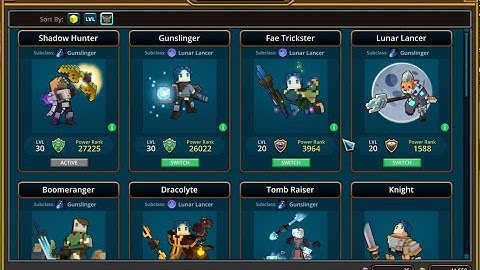 Best Classes In Trove