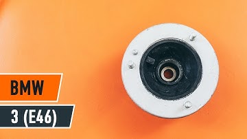 How to change strut mount BMW E46 [TUTORIAL AUTODOC]