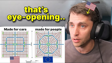 American reacts to Why European Cities are Insanely Well Designed