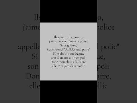 Theodora KONGOLESE SOUS BBL PAROLES Pourtoi Theodora Kongolese