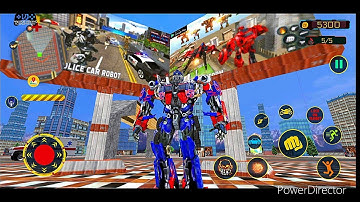 Flying Helicopter Robot Car Transform 2021 (Andro Action Game Studio) #Optimus - Android Gameplay