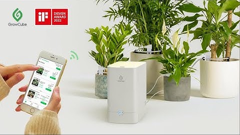 GrowCube - A smart watering kit grows your plants like a pro [Crowdfunding Kickstarter Indiegogo]
