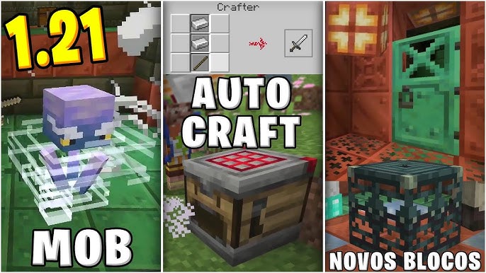 MINECRAFT 1.21 - Novo Item, Mob e Estrutura Chegando essa Semana