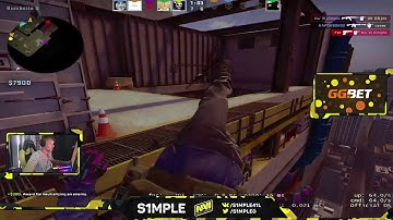 S1mple FIRST TIME Playing on VERTIGO!