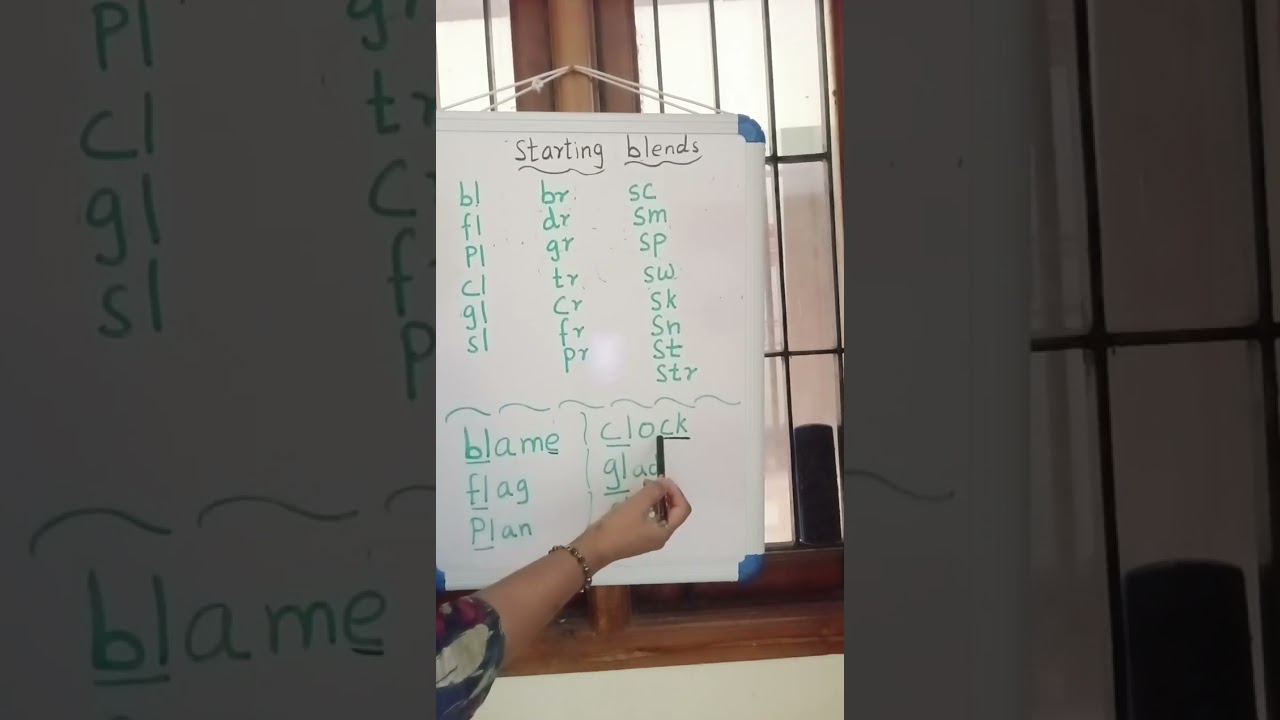 Learning STARTING BLENDS 🥰 helps you to read and write  words more  easily 🥰
