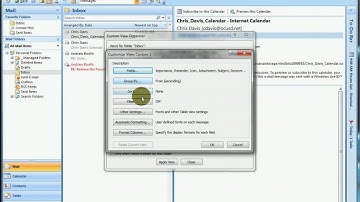 Outlook 2007 - Custom Views