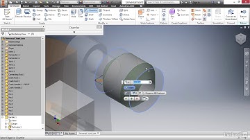 Inventor Tutorial - Create and edit in an assembly
