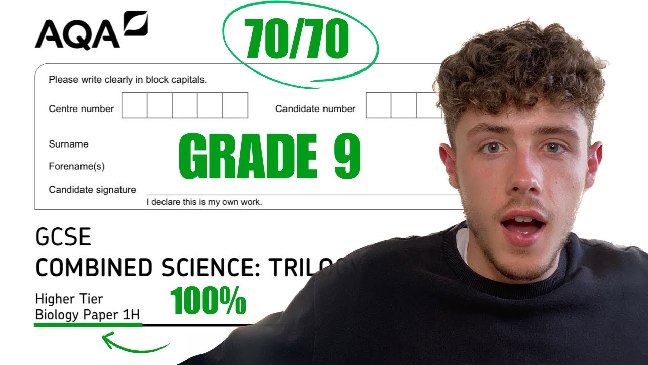 GCSE Biology AQA Paper 1 Higher Combined Science | How to get a Grade 9