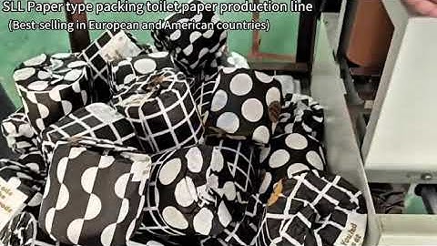 Automatic Toilet Paper Tissue roll  Making Rewinding Machine Production Line Paper Film Type Packing