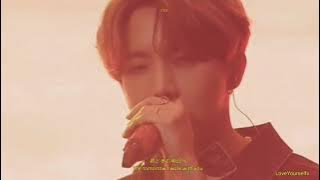 Your Eyes Tell - BTS english lyrics video (stage mix)