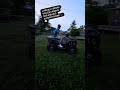 Crippled leg man ripping a quad  trending viral brokenleg viralracing yamaha stunt