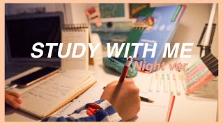 STUDY WITH ME  | late night ver. (Quarantine, with BTS bgm music & more, real time)  | ABITUR 2020