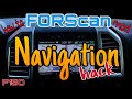 FORScan how to enable navigation in motion