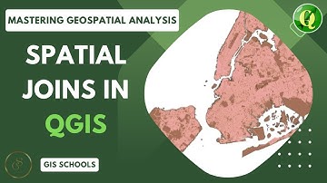 Spatial Joins in QGIS | Geospatial Analysis | 13 | @GISSchools