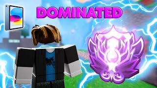Completing no armour challenge (roblox bedwars) #like #roblox #bedwars #subscribe #gaming