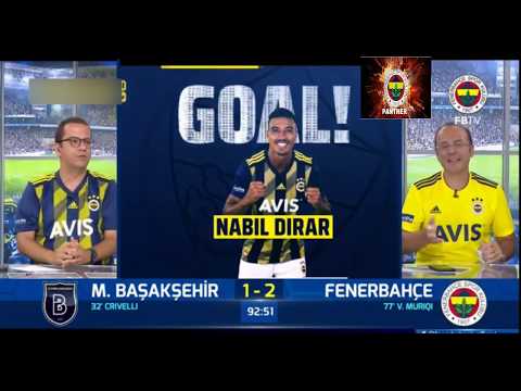 Başakşehir 1-2 Fenerbahçe FB TV Gol Anları Geri Dönüş !! Stüdyoda Mükemmel Sevinç