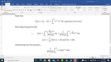 Proving the Gamma probability density function (pdf) is indeed a valid pdf