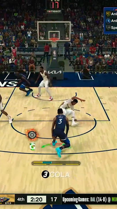 Trap him!!!! CJ just switch 😂 #2kgod #videogame #nba #2k24 #2k