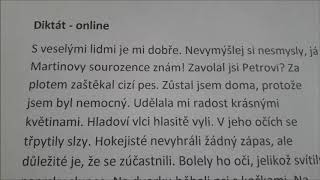 Diktát online 5. ročník - řešení